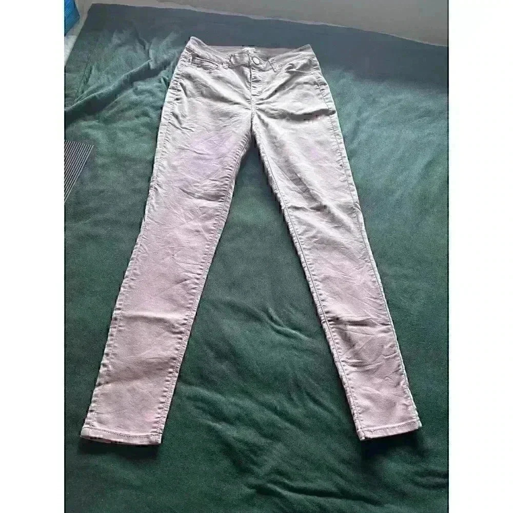 LOVE FIRE light pink pants Size 5 straight leg stretch casual Spring Summer pant